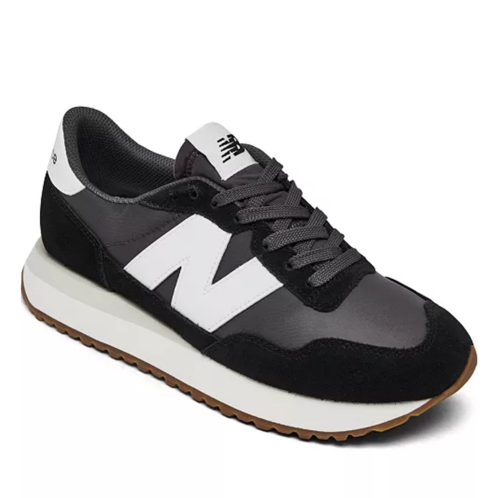 New Balance Women's 237 Core Casual Sneakers Retro Sz 9.5 Gray/Black